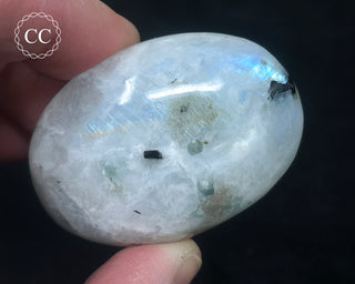 Rainbow Moonstone Chunky Palm Stone #6