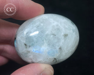 Rainbow Moonstone Chunky Palm Stone #6