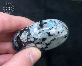 Rainbow Moonstone Chunky Palm Stone #8