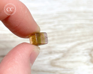 Bi Colour Tourmaline Polished #6