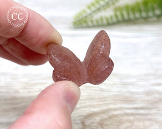 Raspberry Aventurine Butterfly