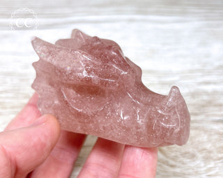 Raspberry Aventurine Dragon Skull #9