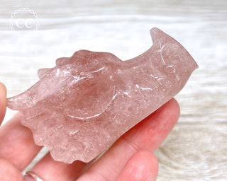 Raspberry Aventurine Dragon Skull #9
