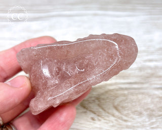 Raspberry Aventurine Dragon Skull #9