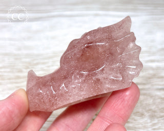 Raspberry Aventurine Dragon Skull #9