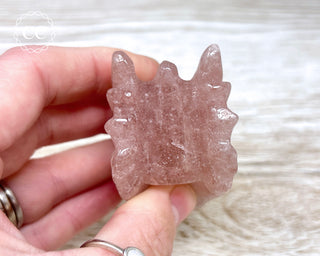 Raspberry Aventurine Dragon Skull #9