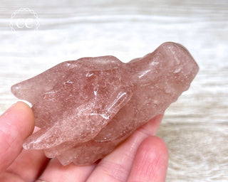 Raspberry Aventurine Dragon Skull #9
