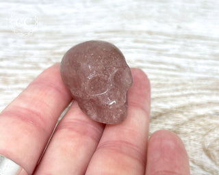 Raspberry Aventurine Skull