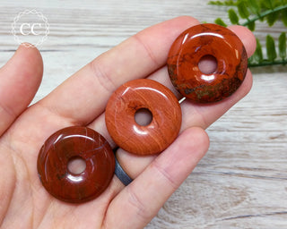 Red Jasper Donut Necklace