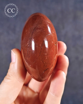 Red Jasper Chunky Palm Stone #1