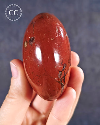 Red Jasper Chunky Palm Stone #1