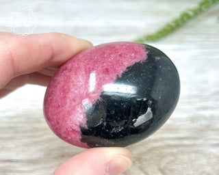 Rhodonite Chunky Palm Stone #2