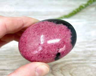 Rhodonite Chunky Palm Stone #2