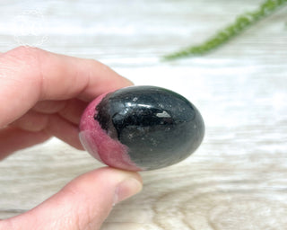 Rhodonite Chunky Palm Stone #2