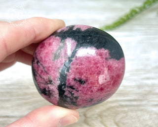 Rhodonite Chunky Palm Stone #4