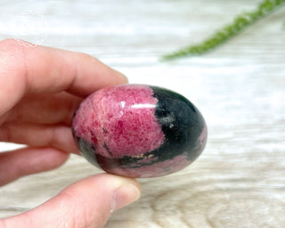 Rhodonite Chunky Palm Stone #4