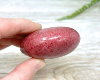 Rhodonite Chunky Palm Stone #1