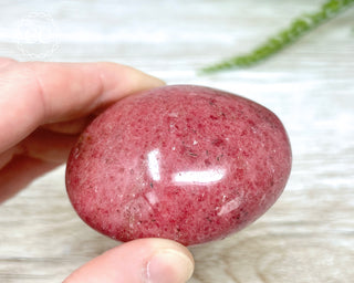 Rhodonite Chunky Palm Stone #1
