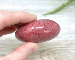 Rhodonite Chunky Palm Stone #1