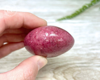 Rhodonite Chunky Palm Stone #1