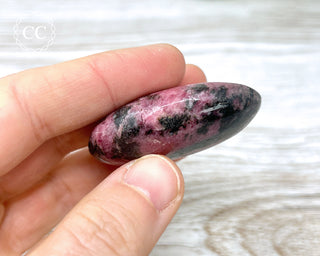 Rhodonite Chunky Palm Stone #2