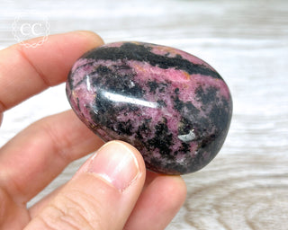 Rhodonite Chunky Palm Stone #3