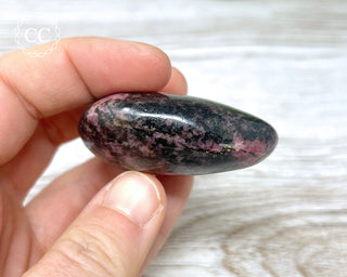 Rhodonite Chunky Palm Stone #3