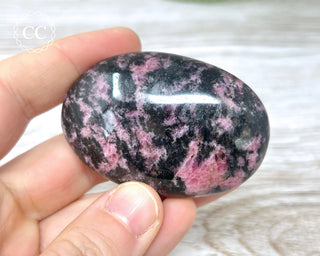 Rhodonite Chunky Palm Stone #1