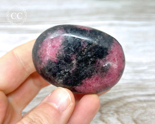 Rhodonite Chunky Palm Stone #4