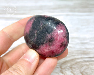 Rhodonite Chunky Palm Stone #4