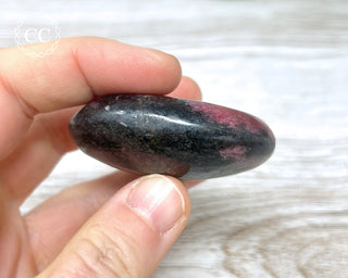 Rhodonite Chunky Palm Stone #4