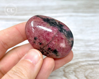 Rhodonite Chunky Palm Stone #5