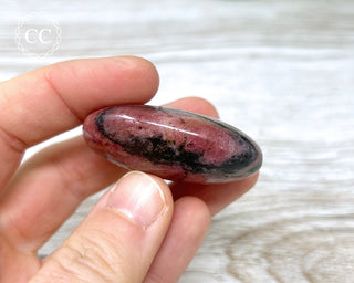 Rhodonite Chunky Palm Stone #5