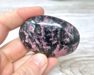 Rhodonite Chunky Palm Stone #1