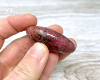 Rhodonite Chunky Palm Stone #5