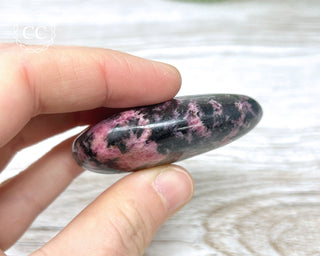 Rhodonite Chunky Palm Stone #1