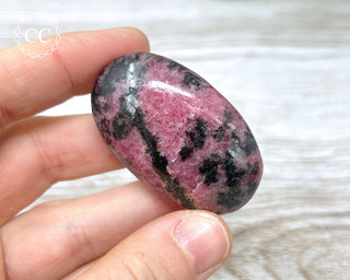 Rhodonite Chunky Palm Stone #2