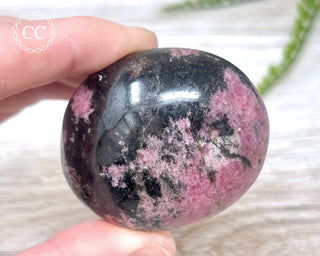 Rhodonite Chunky Palm Stone #5