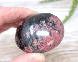 Rhodonite Chunky Palm Stone #5