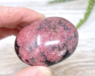 Rhodonite Chunky Palm Stone #5