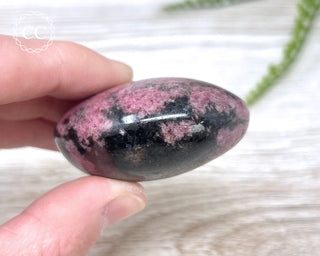 Rhodonite Chunky Palm Stone #5
