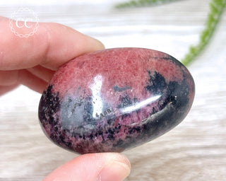 Rhodonite Chunky Palm Stone #6