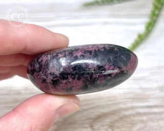 Rhodonite Chunky Palm Stone #6