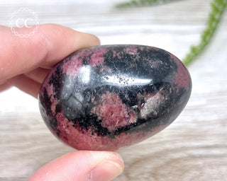 Rhodonite Chunky Palm Stone #6
