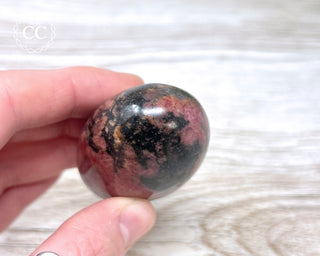 Rhodonite Chunky Palm Stone #1