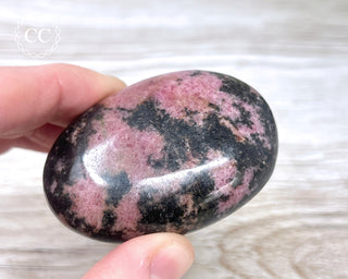 Rhodonite Chunky Palm Stone #2