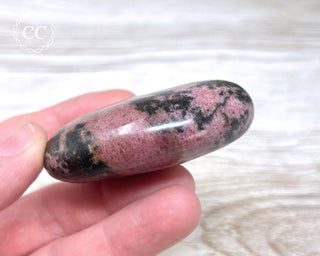 Rhodonite Chunky Palm Stone #2