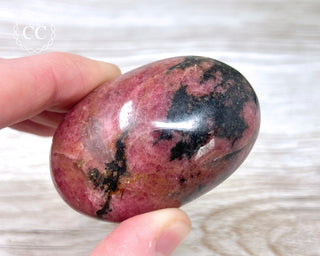 Rhodonite Chunky Palm Stone #1