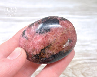 Rhodonite Chunky Palm Stone #4