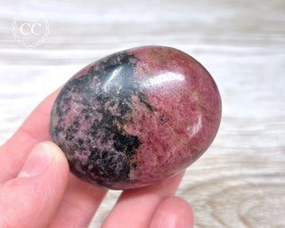 Rhodonite Chunky Palm Stone #5